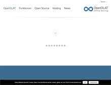 Tablet Screenshot of openolat.com